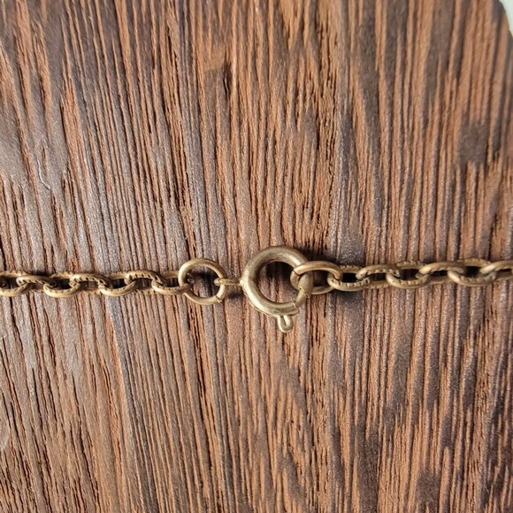 Vintage Lorac Zodiac Cancer Crab Gold-tone Pendent W/ Chain 1970s - Picture 4 of 4